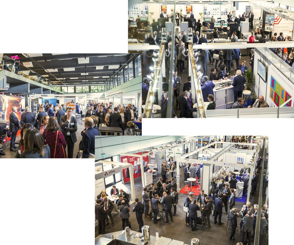 3 picturees of the last trade fair